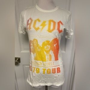 Chaser tee shirt Women AC DC Highway To Hell 1979 Tour Size Medium
